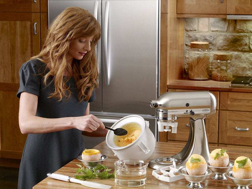 The KitchenAid Ice Cream Maker Attachment