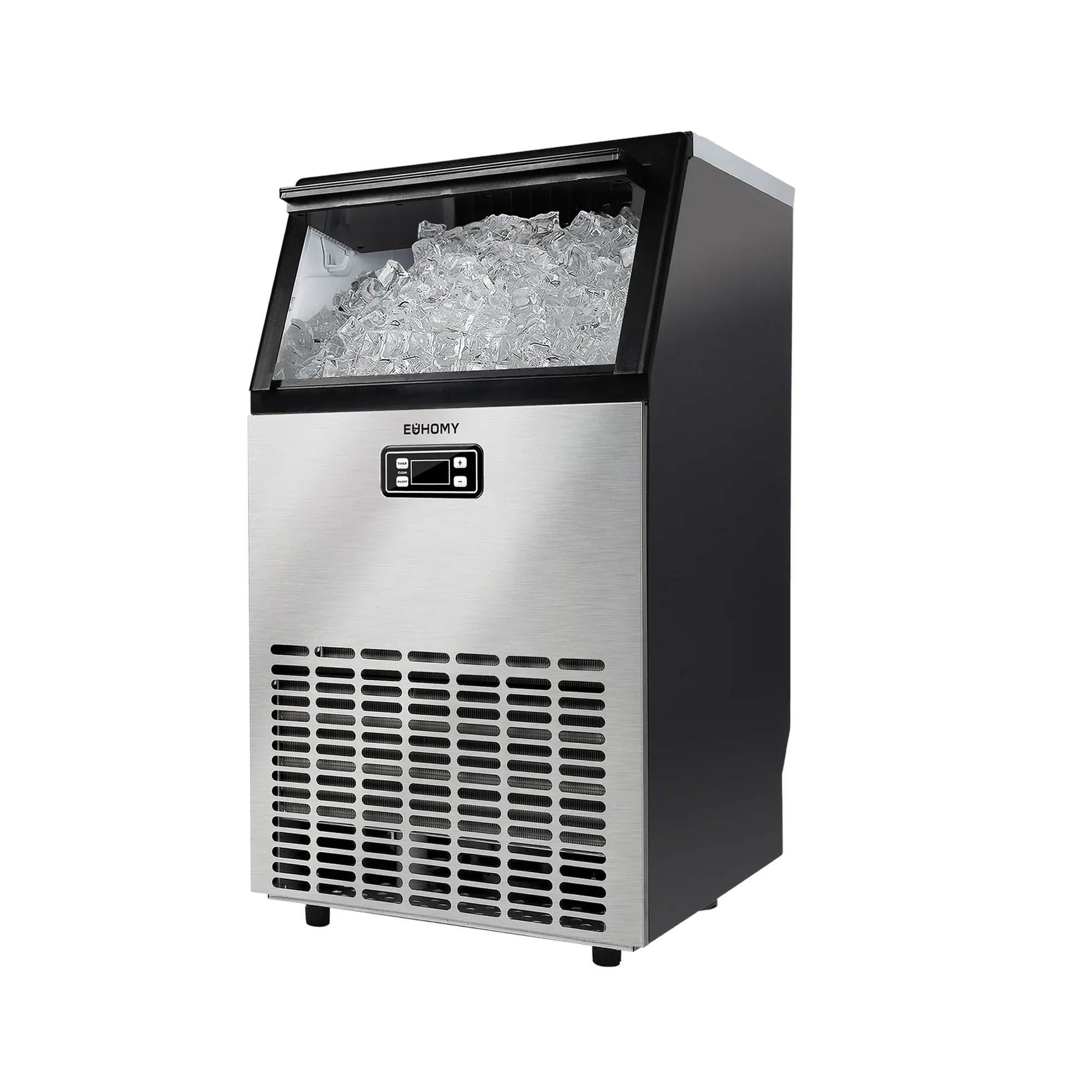 EUHOMY IM-02 freestanding 100 lb. commercial ice maker