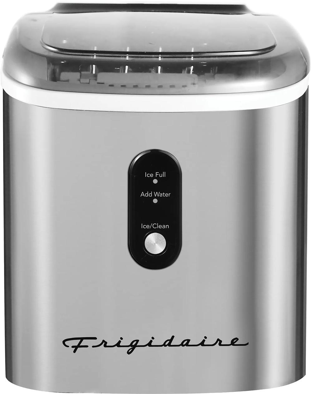 Frigidaire EFIC103 retro stainless steel countertop ice maker
