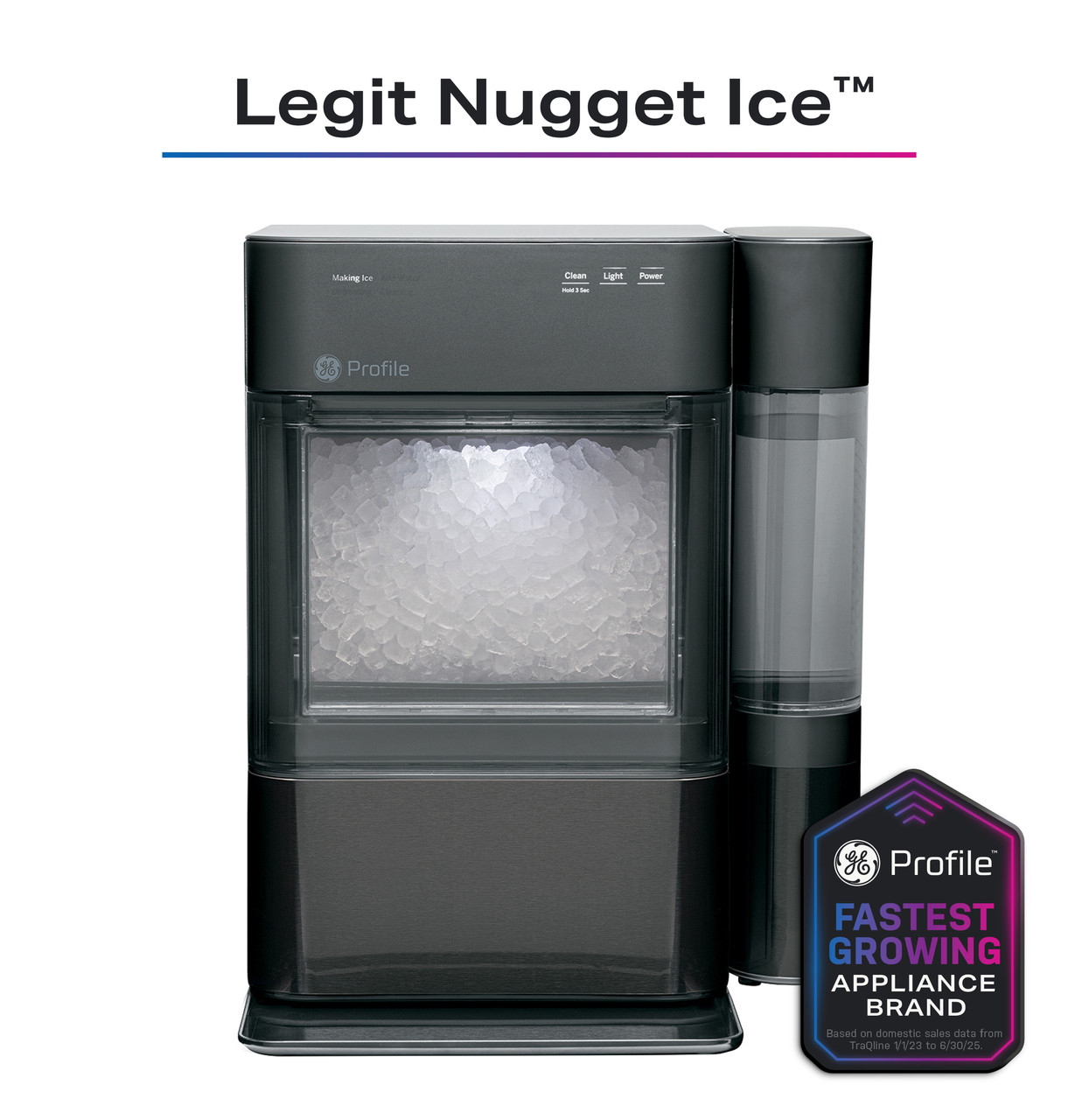 GE Profile Opal 2.0 nugget ice maker with side water tank