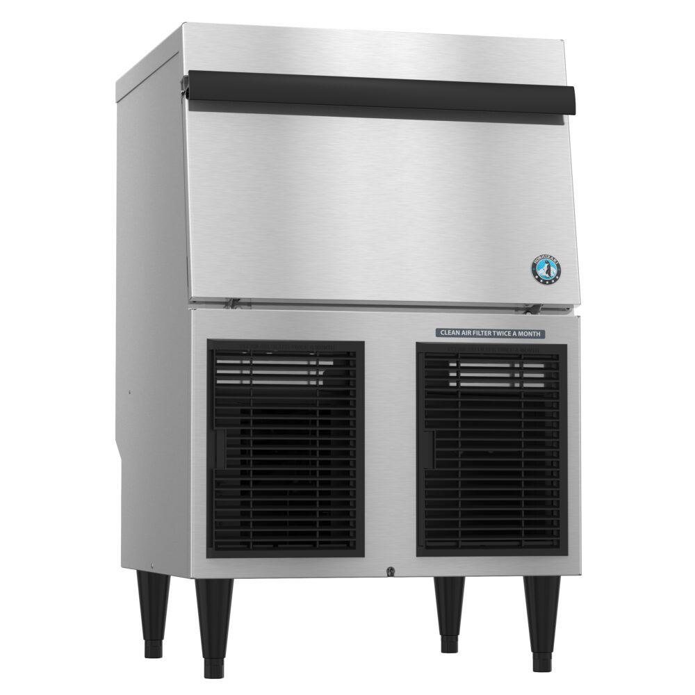 Hoshizaki F-330BAK flaker ice machine with built-in storage bin