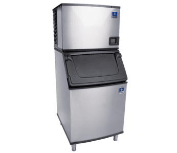 Manitowoc Indigo NXT iP0450 modular ice machine on a D570 storage bin