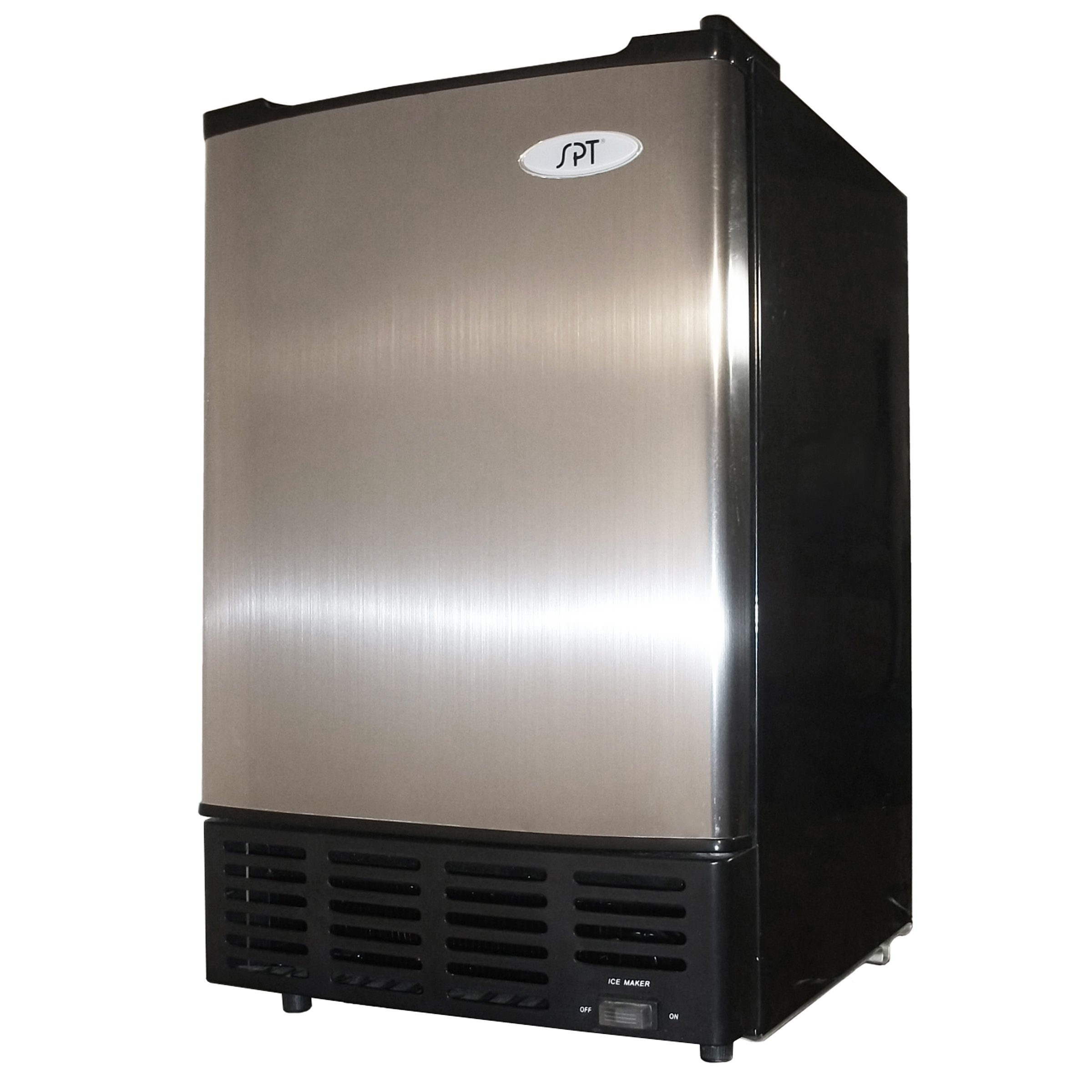 SPT IM-150US compact undercounter ice maker with stainless steel door