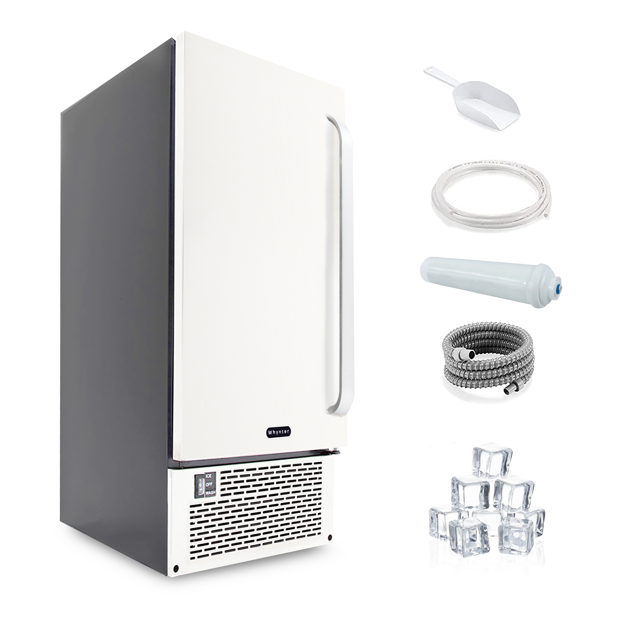 Whynter UIM-502SS 15-inch built-in ice maker in stainless steel